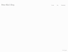 Tablet Screenshot of peterriis.com